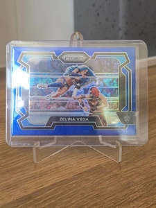 2024 Panini Prizm WWE - Zelina Vega Smackdown #71 Blue Prizm Parallel #'d /199 - Bild 1 von 2