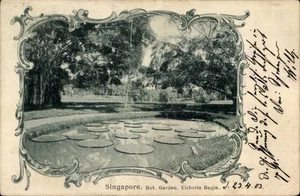 Ak Singapore Singapur, Teich im Botanischen Garten - 4639358 - Picture 1 of 2