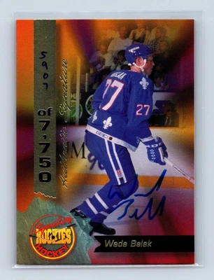 1994-95 Signature Rookies #18 Wade Belak Authentic Signatures #/7750 - Image 1 of 2