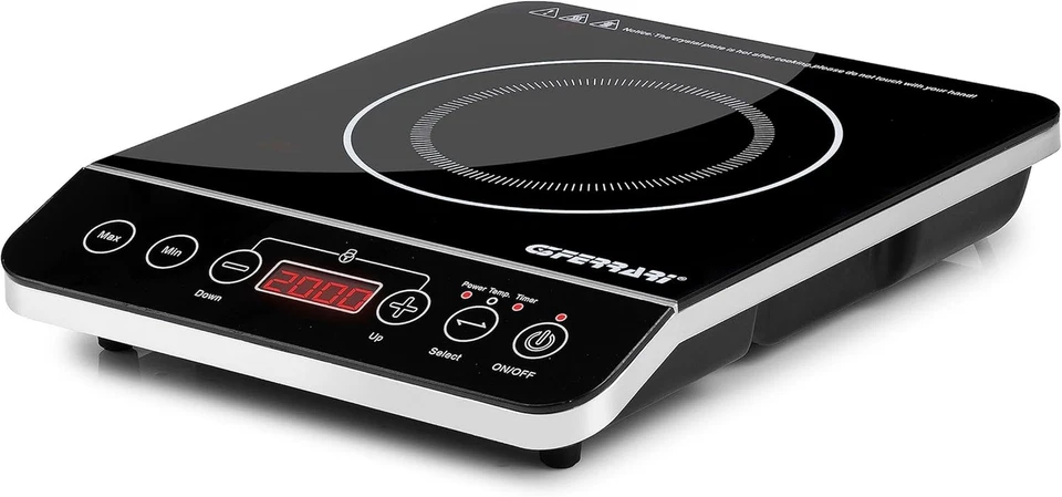 G10061 Piastra Ad Induzione Singola "Energy", 2000W, Display Digitale, Regolazio - Immagine 1 di 4