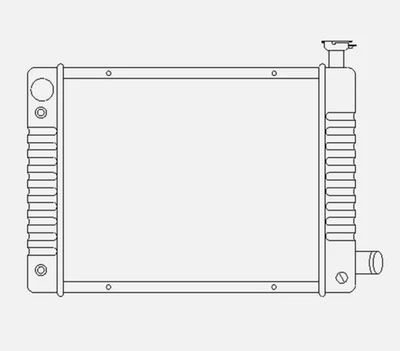 All Aluminum Radiator For Chevy 82-88 Cadillac 82-82 Oldsmobile 82-86 Pontiac Foto 1 de 4
