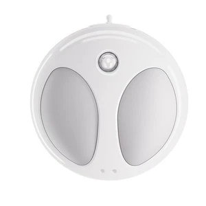 Compact Rechargeable Motion Sensor Night Light Easy Installation White - Afbeelding 1 van 14