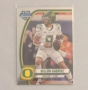 DILLON GABRIEL 2024 Bowman Chrome U University #3 Oregon Ducks - Foto 1 di 2