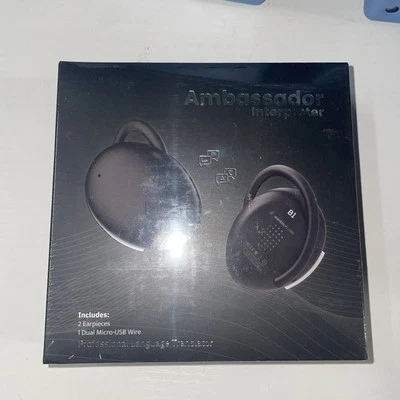 Waverly Labs Ambassador Interpreter Translator. 2 earpieces, over 40 dialects. - Image 1 of 2