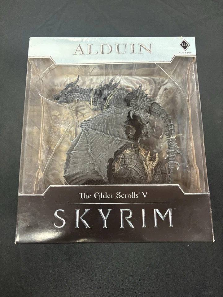 Elder Scrolls Skyrim Alduin Figure McFarlane Toys Dragon Bethesda