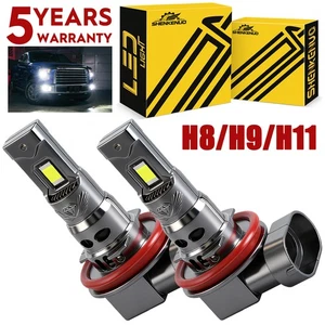 Luz antiniebla LED H11 6000K bombillas blancas brillantes D8 para Toyota RAV4 2006-2019 - Imagen 1 de 10