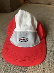 Nike Air Max AW84 Aerobill 5 Panel Hat Cap Strapback White Red Grey Running - Picture 1 of 6