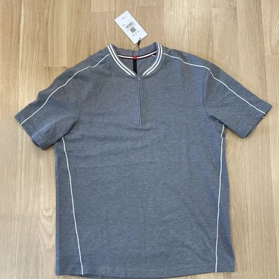 Camisa polo de golf Wilson Warren tejida gris L nueva con etiquetas precio de venta sugerido por el fabricante 68 USD Foto 1 de 4