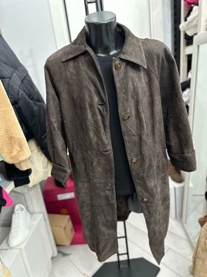 Antica Pelleria Veste en Cuir Femme Tg52 Brun LLV1971 - Image 1 of 4