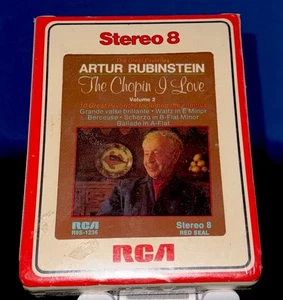 Arthur Rubinstein "The Chopin I Love" 8-Track RCA New R&S-1236 New - Picture 1 of 2