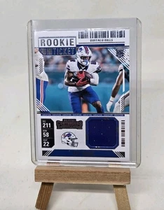 Ray Davis Rookie Ticket Patch 2024 Contenders - Picture 1 of 3