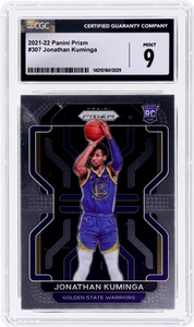 2021 Panini Prizm Jonathan Kuminga #307 CGC 9 Rookie RC - Picture 1 of 2
