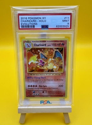 Pokémon TCG Charizard XY Evolutions Holo Rare Card PSA 9 11/108 - Image 1 of 2
