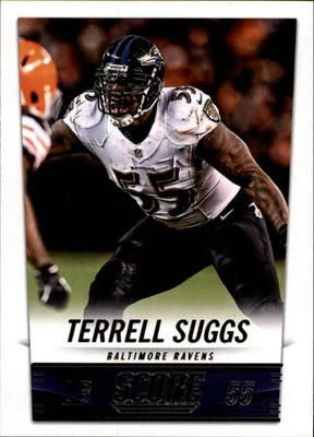 2014 Score #22 Terrell Suggs - Baltimore Ravens Football Card {NM-MT} - Image 1 of 2