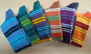 Calze Lunghe Lana UNISEX Rigato - Picture 1 of 1