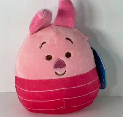 Squishmallow Piglet 5" - Winnie The Pooh- Disney Soft Plush KellyToy  Pig - Image 1 of 2