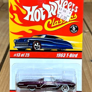 Hot Wheels Classics Series 1 - 1963 Ford T-Bird - 1:64 Diecast Car - Picture 1 of 5