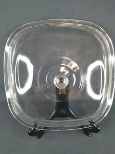 Vintage Pyrex Corning Ware Glass LID ONLY P-12-C & #8 ~ 10.25 Inches ~ No Chips - Picture 1 of 6