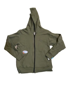 Hanes Full Zip Hoodie Sweatshirt ComfortBlend EcoSmart Pocket Plain, L(10-12) - Picture 1 of 4