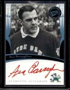 2006 Press Pass Legends Ara Parseghian Auto #NNOb - Picture 1 of 2