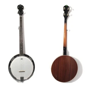 Caraya BJ005 5-String Banjo,Mahogany Resonator,Milky Top with accessories - Bild 1 von 12