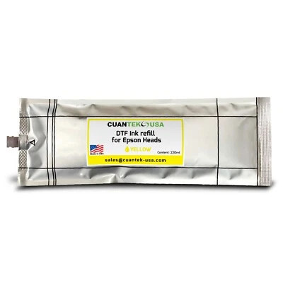 DTF Ink Bag Refills 220ml for Roland BY-20, BN20D, S-PG2 compatible -MADE IN USA - Image 1 of 2