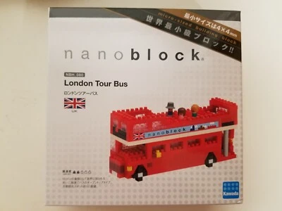 Autobús turístico de Londres Nano bloque #NBH_080 Kawada Japón Mármol LTD UK Foto 1 de 4