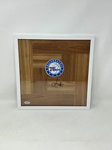 JUSTIN EDWARDS SIGNED FRAMED AUTOGRAPH FLOORBOARD PHILADELPHIA 76ERS PSA/DNA COA - Picture 1 of 3