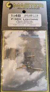 Master 1/48 M2 MG & 20mm Barrels w/Flash Hiders P-38M Night Lightning AM-48-115 - Picture 1 of 4