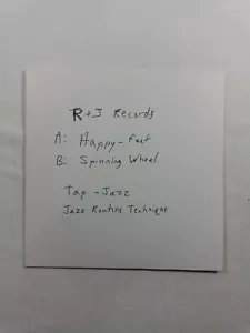 R&J Records Happy Feet Spinning Wheel Tap Jazz Routine Technique 45 RPM 7" Vinyl - Picture 1 of 9