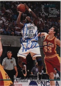 Tarjeta automática de novato de Donald Williams 1995-96 edición autógrafo - Imagen 1 de 2