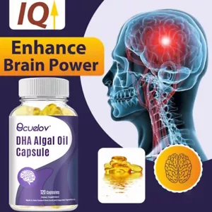 Omega vegano 600 mg con olio di alghe - 360 mg DHA e 180 mg EPA per porzione - cuore - Foto 1 di 10