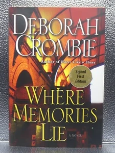 Where Memories Lie D. Crombie HC + DJ Signed First Edition 1st Printing 1st/1st - Picture 1 of 14