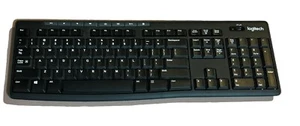 Logitech K270 Y-R0042 QWERTY Standard Keyboard Black Wireless PC & Mac Tested - Picture 1 of 4