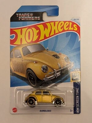 Hot Wheels Bumblebee (Gold) 2024 186/250 Transformers Screen Time - Image 1 of 2