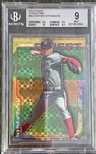2014 Finest Stephen Strasburg X-Fractors BGS 9 #88
