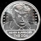 2023 Mug Shot Never Surrender the Don Trump 1 troy oz 999 Fine Silver Round BU