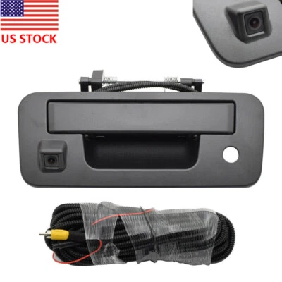 fits Nissan Titan 2013 2014 2015 Tailgate Handle Textured Black with Camera