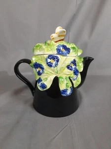 Claire Murray Sakura Teapot And Lid With Flower And Butterfly - Picture 1 of 13