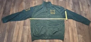 Coogi Green Australia 1969 Full Zip Jacket Zip Pockets Logo Men's Size XXXL 3XL - Picture 1 of 4