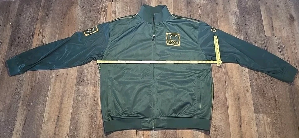 Chaqueta Coogi Verde Australia 1969 Cremallera Completa Bolsillos con Cremallera Logo Para Hombre Talla XXXL 3XL Foto 1 de 4