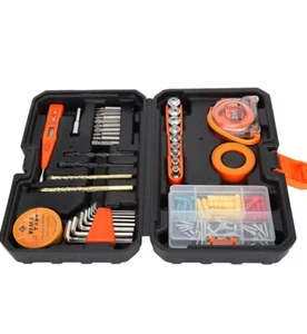 Caja de herramientas de reparación, kit de herramientas de reparación acero cromo-vanadio para reparación de casas - Imagen 1 de 9