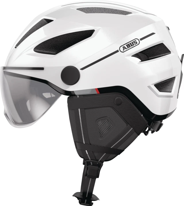 Casco de Bicicleta Bicicleta Eléctrica ABUS Pedelec 2.0 ACE Blanco Perla L 56 a 62 CM Foto 1 de 4