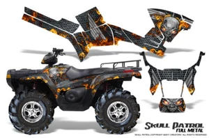 KIT GRÁFICOS POLARIS SPORTSMAN 500 700 800 05-10 CREATORX SKULL PATROL FULLMETAL - Imagen 1 de 1