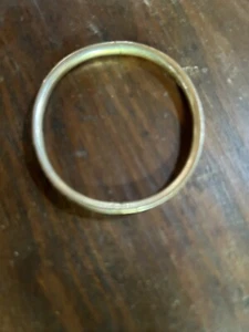 JFSS Edwardian 10k Gold Filled Hinge Bracelet - Picture 1 of 4