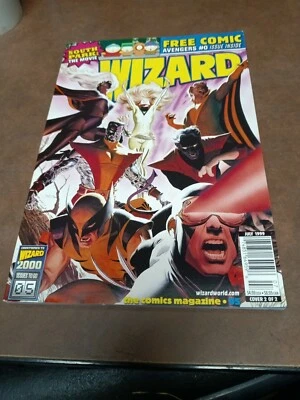 Wizard The Comic Book Magazine 95 Variant Cover X-Men Alex Ross - July 1999  - Image 1 of 3