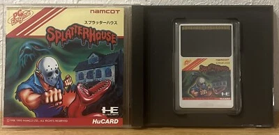 Splatterhouse PC Engine Hu Card Namcot Retro Video Game Japan - Image 1 of 4