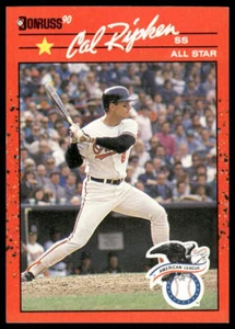 1990 Donruss #676c Cal Ripken Baltimore Orioles Baseball - Picture 1 of 2