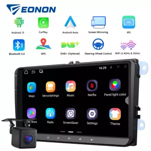 For RCD330 VW Passat Golf MK5 6 Caddy Jetta Android 13 Car Play Radio GPS 9" CAM - Picture 1 of 20