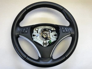 BMW 1er E81 E87 3er E90 E91 & LCI Sport Lederlenkrad Multifunktion Sportlenkrad - Bild 1 von 8